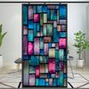 Privacy Windows Film European Church Style Stained Glass Static Cling Decorative Frosted Window Stickers (Pattern 6,15.7"x23.6"(40x60cm)) view 1