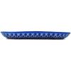 Polmedia Polish Pottery Oval Platter 9-inch UNIKAT - Cobalt Wonder Pattern Handmade in Boleslawiec Poland + Certificate of Authenticity view 3