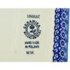 Polmedia Polish Pottery Oval Platter 9-inch UNIKAT - Cobalt Wonder Pattern Handmade in Boleslawiec Poland + Certificate of Authenticity view 4