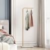 Smlttel Metal Gold Coat Racks, Standing Coat Rack with Heavy Base, Modern Coat Tree with Crossbar and 3 Hooks, Entryway Coat Racks for Handbags, Clothing.(59inch) view 1