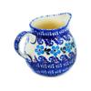 Polmedia Polish Pottery Pitcher UNIKAT - Beach At Sunset Pattern Handmade in Boleslawiec Poland + Certificate of Authenticity view 2