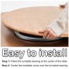 Heavy Duty Aluminium Alloy Rotating Bearing Turntable 5~40 Inch Lazy Susan Ball Bearing, Non-slip Silent Round Table Turntable Base Bearing, With Silicone Cushion view 4