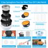 ake Decorating Kit, 672 Pcs Cake Decorating Supplies With Cake Carrier Holder Springform Pan Sets 3-Layer Toolbox Organizer Icing Piping Nozzles Cake Rotating Turntabl Baking Supplies Set Tools view 3