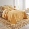BrylaneHome Comfort Cloud Bedspread - Queen, Yellow view 1