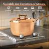 Copper Saucepan 4.4 Qt with Standard Lid view 4