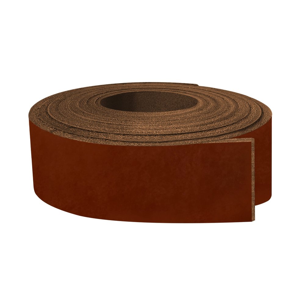 European Leather Works Oil Tanned Waxy Finish Leather 5-6 oz (2-2.4mm) Belts Size: 3.50"x60" (8.9x152 cm) | Medium Brown Color | Natural Grass Fed Full Grain Cowhide Straps, Strips, Knife Sheaths