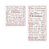 IHR Ideal Home Range Dinner Napkins Disposable 3-Ply Paper Hand Towels, 8.5" x 4.5", Christmas Songs, 16-Count view 2