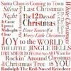 IHR Ideal Home Range Cocktail Napkins Naughty Betty Disposable 3-Ply Paper Party Napkin Pack, 5" x 5", Christmas Songs, 20-Count view 1