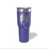 Alterd Industries Personalized Baseball Softball Coach Gift - insulated tumbler with lid, travel coffee mug, personalized stainless steel cups, 20 oz travel coffee cup, (30oz Tumbler, Purple) view 1
