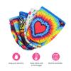 AJLTPA 4Pack Reusable Iced Coffee Sleeve Insulator Sleeves for Cold Drinks Beverages, Neoprene Cup Holder for Most Coffee, Fits 22-24oz Medium Cups (Tie dye with Handle) view 3