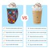 AJLTPA 4Pack Reusable Iced Coffee Sleeve Insulator Sleeves for Cold Drinks Beverages, Neoprene Cup Holder for Most Coffee, Fits 22-24oz Medium Cups (Tie dye with Handle) view 4