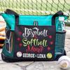 Handance Personalized Baseball Mom Tote Bag Custom Softball Mom Lightweight Tote Bag with Zipper Sports Mom Gift (Style 2) view 4
