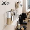 Danpoo White Floating Shelves for Wall Storage, Metal Wall Shelves for Living Room, Bathroom, Kitchen, 20 Long Display Shelves for Collectibles(2 PCS) view 3