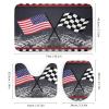 Kazynee Teens Race Car Shower Curtain Sets with Rugs 4 Piece Accessories Bathroom Curtains Shower Set Include Shower Curtain Non-Slip Rug Toilet Lid Cover Bath Mat One Size view 3