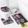 Kazynee Teens Race Car Shower Curtain Sets with Rugs 4 Piece Accessories Bathroom Curtains Shower Set Include Shower Curtain Non-Slip Rug Toilet Lid Cover Bath Mat One Size view 4