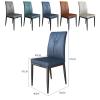TATSEN Dining Chairs Set of 2 Faux Leather Kitchen Leisure Chairs with Backrest Lounge Reception Chairs for Home Office Furniture (Size : Gray) view 3
