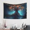 Baxozud An ancient tree of life that shines Home decoration,Tapestry Psychedelic Tapestry Wall hanging Bedding Tapestry view 3