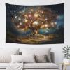 Baxozud An ancient tree of life that shines Home decoration,Tapestry Psychedelic Tapestry Wall hanging Bedding Tapestry view 2