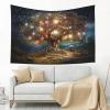 Baxozud An ancient tree of life that shines Home decoration,Tapestry Psychedelic Tapestry Wall hanging Bedding Tapestry view 4