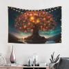 Baxozud An ancient tree of life that shines Home decoration,Tapestry Psychedelic Tapestry Wall hanging Bedding Tapestry view 3