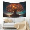 Baxozud An ancient tree of life that shines Home decoration,Tapestry Psychedelic Tapestry Wall hanging Bedding Tapestry view 4