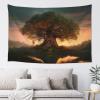 Baxozud An ancient tree of life that shines Home decoration,Tapestry Psychedelic Tapestry Wall hanging Bedding Tapestry view 2