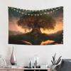 Baxozud An ancient tree of life that shines Home decoration,Tapestry Psychedelic Tapestry Wall hanging Bedding Tapestry view 3