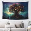 Baxozud An ancient tree of life that shines Home decoration,Tapestry Psychedelic Tapestry Wall hanging Bedding Tapestry view 2