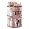 Rotating Makeup Organizer, DIY 8 Adjustable Layers 360 Spinning Skincare Organizers, Makeup Storage Carousel Tower with Brush Holder & Perfume Trays, Cosmetic Display Case for Vanity Bathroom view 1