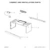 Kircuit Replacement Part for Whirlpool Microwave WMH32519HW Series,Part 3 Whirlpool Microwave Vent Damper of Cabinet and Installation Parts view 2