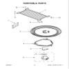 Kircuit Replacement Part for Whirlpool Microwave WMH32519HW Series, Part 3 Tray-Cook of Turntable Parts view 2