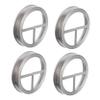 GANAZONO 4pcs Jar Lids Glass Jar Toothbrush Holder Lid Replacement Tumbler Lid Toothbrush Holder Cover Tumbler Sets Decked Accessories Stainless Steel Set Mouth Canning Bands Soap view 1