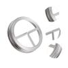 GANAZONO 4pcs Jar Lids Glass Jar Toothbrush Holder Lid Replacement Tumbler Lid Toothbrush Holder Cover Tumbler Sets Decked Accessories Stainless Steel Set Mouth Canning Bands Soap view 4