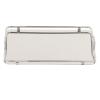 Large Rectangular Tray with Handle, Exquisite Stainless Steel Tray, Simple Silver Storage Tray for Home Living Room Business, Convenient Multifunctional Holiday Food Tray view 1