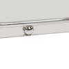 Large Rectangular Tray with Handle, Exquisite Stainless Steel Tray, Simple Silver Storage Tray for Home Living Room Business, Convenient Multifunctional Holiday Food Tray view 4