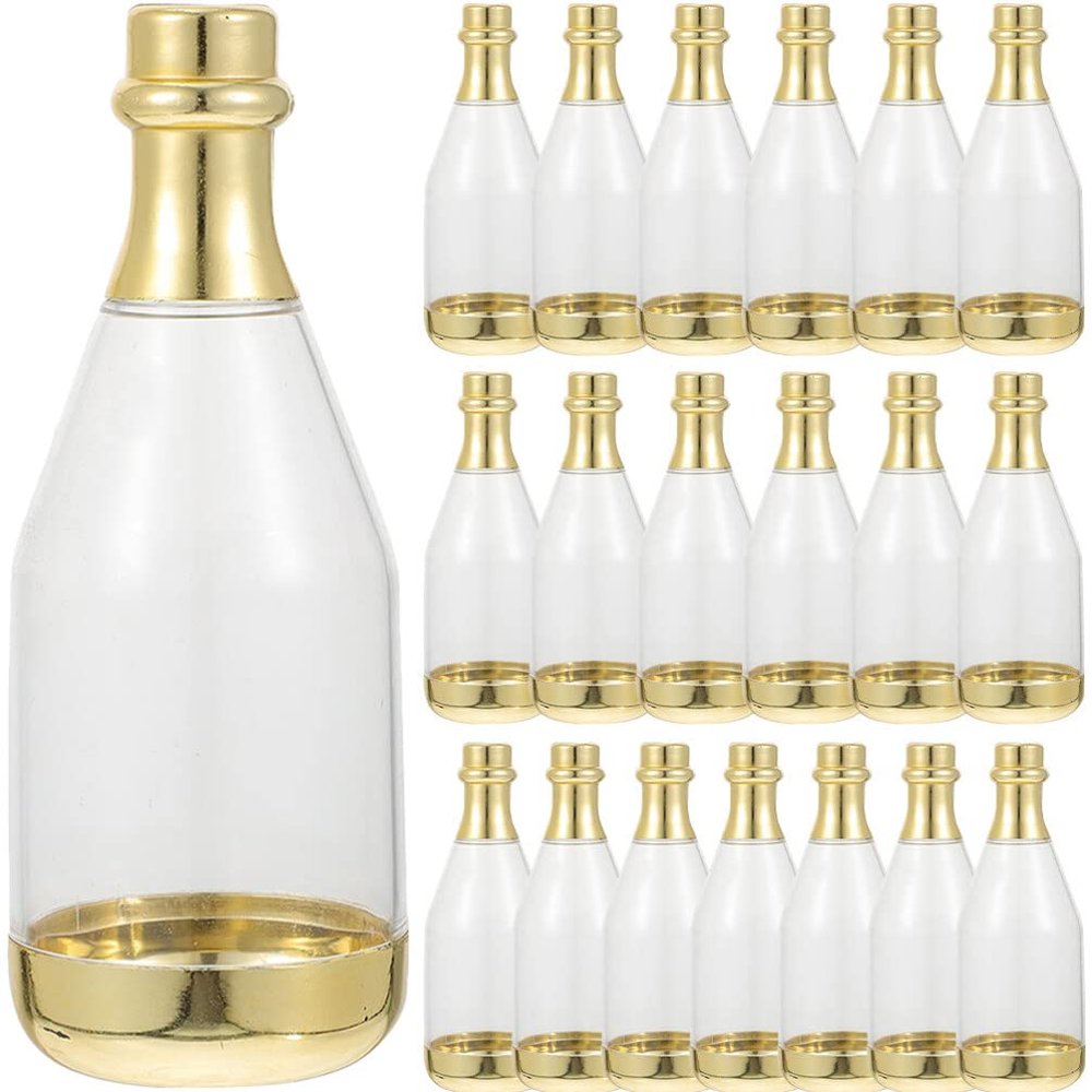 MAGICLULU 20pcs Bottle Candy Packaging Bottles Mini Favor Container for Wedding Birthday Party Favors