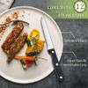 HaWare Silverware Set with Steak Knives, 72-Piece Stainless Steel Cutlery Set, Classic Flatware Set for 12, Mirror Polished Eating Utensils Tableware, Include Knives, Forks, Spoons, Dishwasher Safe view 4