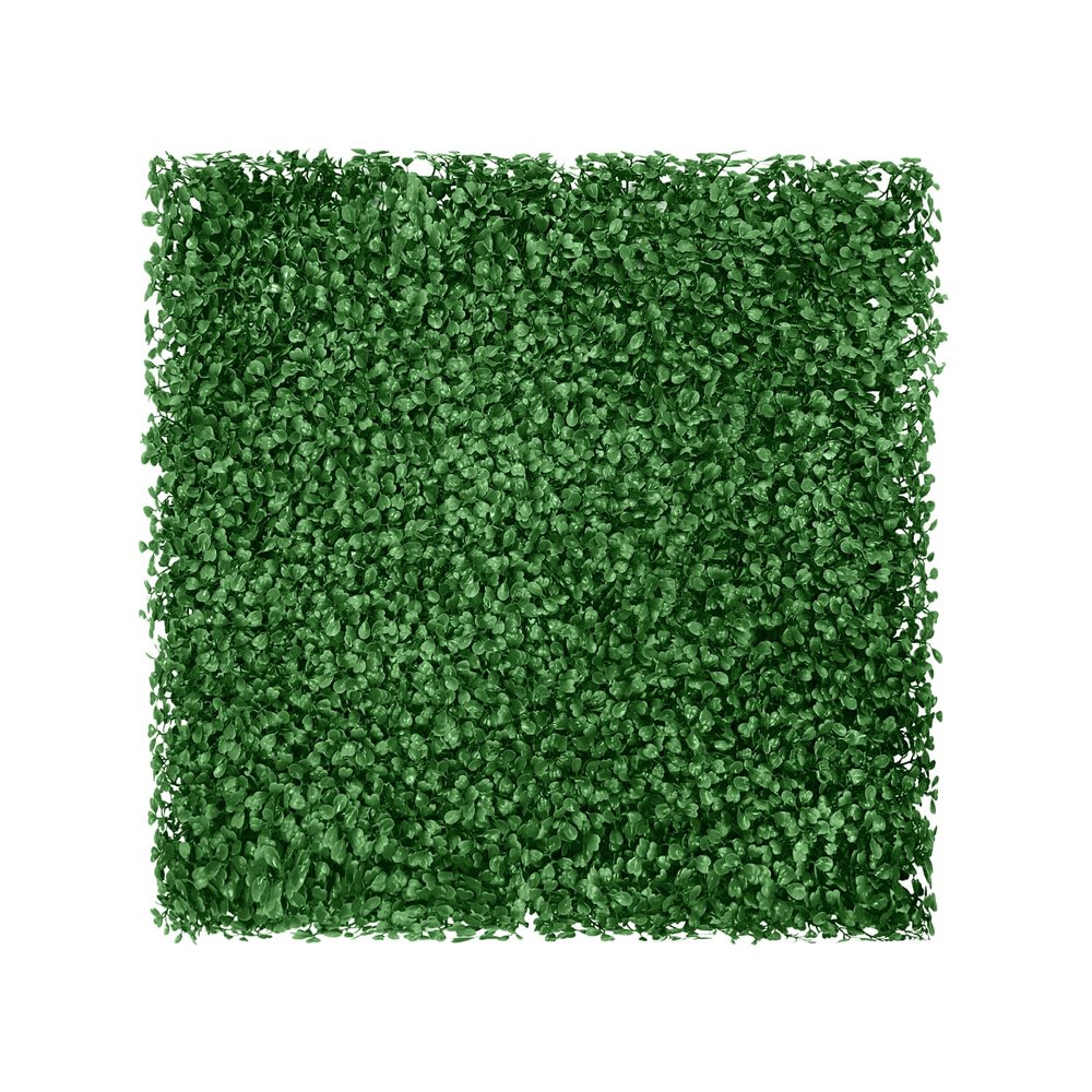 Goleray Artificial Greenery Wall Panels 20" x 20", 12Packs Topiary Boxwood Grass Wall Backdrop Faux Hedge Greenery Plant Privacy Fence Screen for Outdoor Indoor Dcor, Dark Green