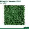 Goleray Artificial Greenery Wall Panels 20" x 20", 12Packs Topiary Boxwood Grass Wall Backdrop Faux Hedge Greenery Plant Privacy Fence Screen for Outdoor Indoor Dcor, Dark Green view 4