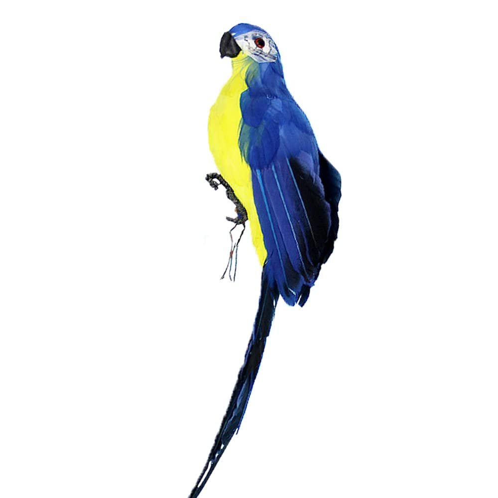 SEIWEI Artificial Parrot Artificial Feather Parrot Simulation Cute Parrot Crafts Home Office Garden Party Ornament Decoration