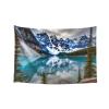Baxozud The majestic scenery of snowcapped mountains Home decoration,Tapestry Psychedelic Tapestry Wall hanging Bedding Tapestry view 1