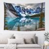Baxozud The majestic scenery of snowcapped mountains Home decoration,Tapestry Psychedelic Tapestry Wall hanging Bedding Tapestry view 2