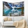 Baxozud The majestic scenery of snowcapped mountains Home decoration,Tapestry Psychedelic Tapestry Wall hanging Bedding Tapestry view 4