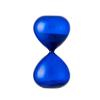 Hourglass 15 Minute Sand Timer Dark Blue Glass, Sand Clock Time Control Measurement Children Games Tools Office Desktop Decoration view 1