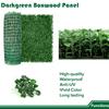 Goleray Artificial Greenery Wall Panels 20" x 20", 20Packs Topiary Boxwood Grass Wall Backdrop Faux Hedge Greenery Plant Privacy Fence Screen for Outdoor Indoor Dcor, Dark Green view 3
