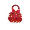 50pcs Red and Gold Bowknot Handbag with Gold Foil Dot Wedding Favor boxes Candy Box with Bow with handle for Wedding Birthday Favor Bridal Shower Baby Shower Party Favor view 1