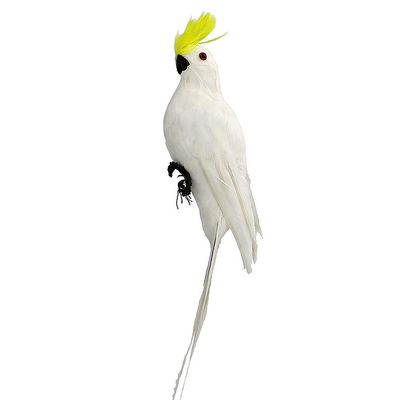 SEIWEI Artificial Parrot Artificial Feather Parrot Simulation Cute Parrot Crafts Home Office Garden Party Ornament Decoration