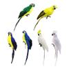 SEIWEI Artificial Parrot Artificial Feather Parrot Simulation Cute Parrot Crafts Home Office Garden Party Ornament Decoration view 2