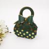 50pcs Green and Gold Bowknot Handbag with Gold Foil Dot Wedding Favor boxes Candy Box with Bow with handle for Wedding Birthday Favor Bridal Shower Baby Shower Party Favor view 1