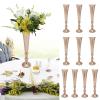 10 PCS Centerpieces for Wedding Table, Metal Trumpet Vase 20.5IN Tall, Flower Vases for Party Dinner Centerpiece Event, Road Lead for Anniversary Ceremony Birthday Aisle Home Decoration view 2